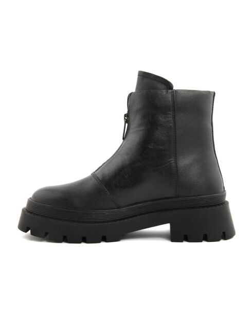 Boots en Cuir Nala noires