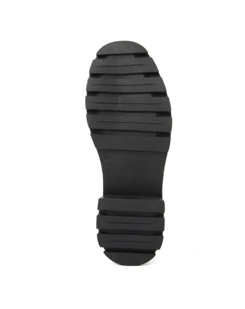Boots en Cuir Enola olive