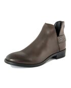 Boots en Cuir Eva marron