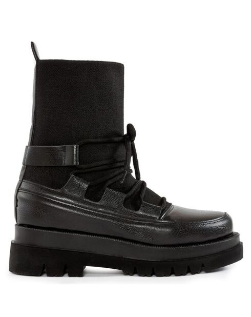 Boots Panea noires  - Talon 5 cm
