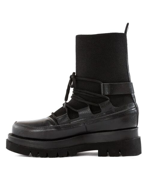 Boots Panea noires  - Talon 5 cm