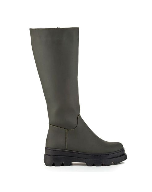 Bottes Erin kaki  - Talon 5 cm