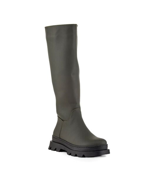 Bottes Erin kaki  - Talon 5 cm