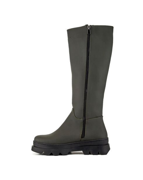 Bottes Erin kaki  - Talon 5 cm