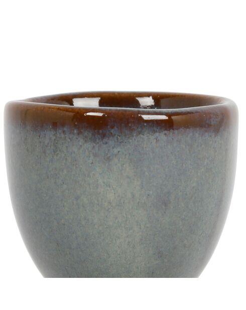 Coquetier Suzanne bleu/vert - D.5x6 cm