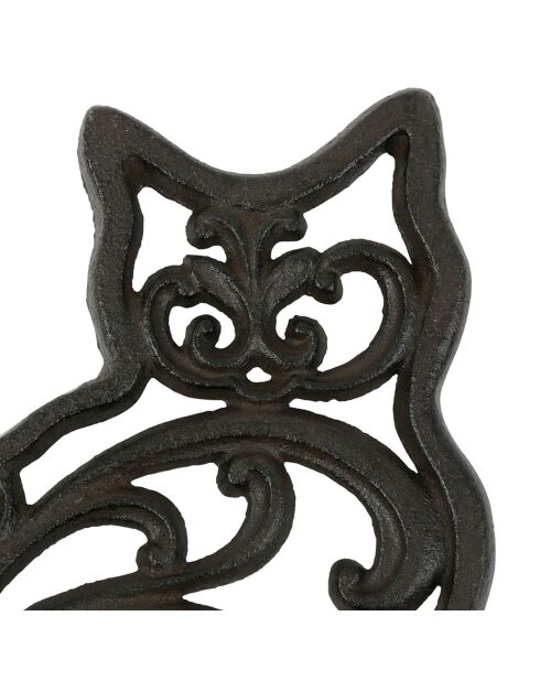 Dessous de plat Le Chat brun - 21x16 cm