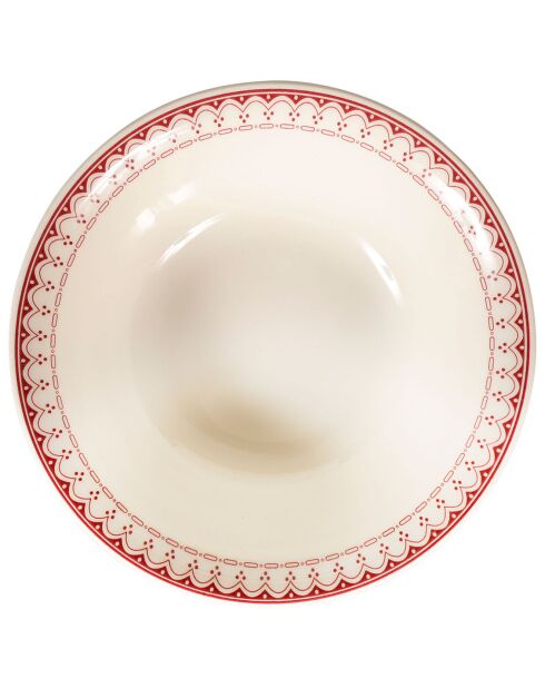 Coupelle Faustine bordeaux - D.15.5 cm