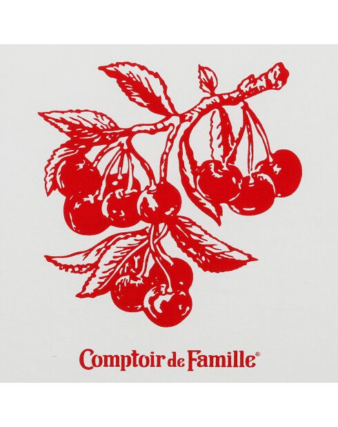 Torchon Damier rouge - 50x70 cm
