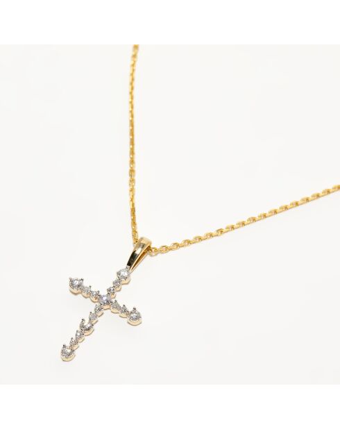 Loyala Diamond Anhänger aus 0,12 Karat Gelbgold
