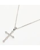 Diamantenanhänger aus 0,12 Karat Weißgold