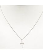 Diamantenanhänger aus 0,12 Karat Weißgold