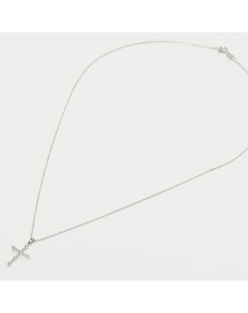 Diamantenanhänger aus 0,12 Karat Weißgold
