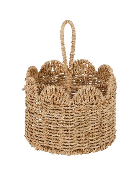 Porte couvert Chaumière naturel - D.19x26 cm