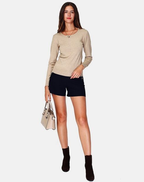 Pull en cachemire mélangé Clara beige