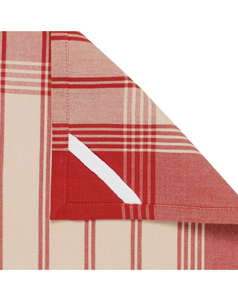 3 Torchons Campagne rouges - 50x70 cm