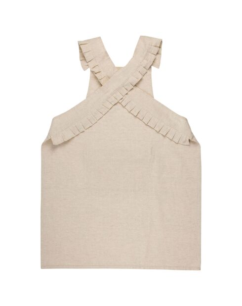 Tablier en Coton & Lin Chambray naturel - 68x88 cm
