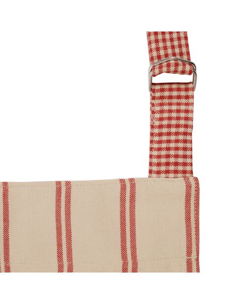 Tablier Campagne rouge - 68x88 cm