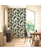 Papier Peint Jungle blanc craie - 53x1000 cm