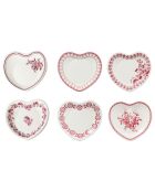 6 Coupelles Faustine bordeaux - 9x5.5x10 cm