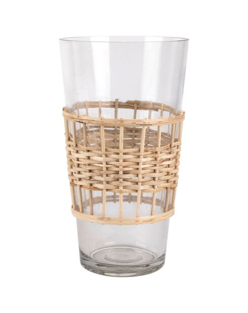 Vase Vanier naturel - D.12.5x23 cm