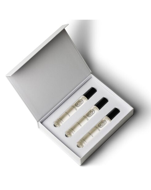Coffret 3 Eaux de Parfum Statement : Oud Gaiac + Le Marais + Rose Taif