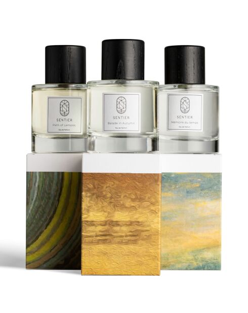 3 raffinierte Eaux de Parfume: Erinnerung an die Zeit + Balade im Herbst + Path of Lemons