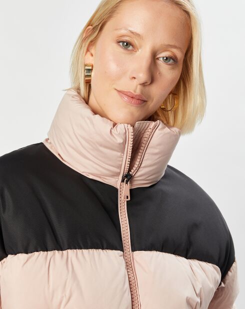 Doudoune courte Benda rose