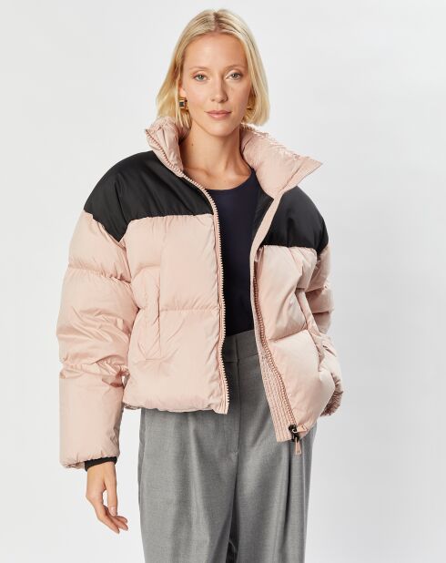 Doudoune courte Benda rose
