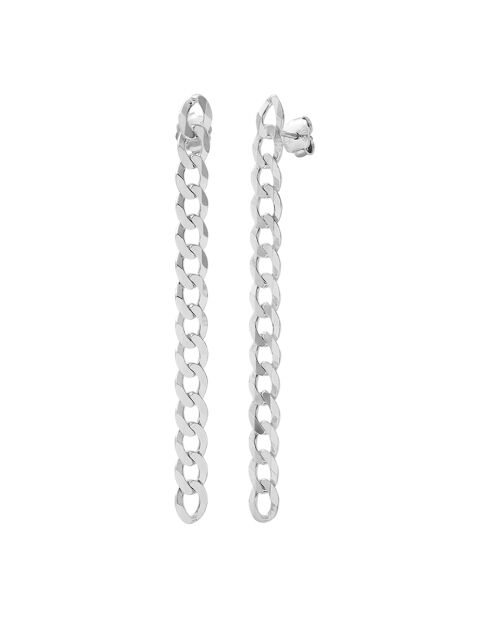 Boucles d'oreilles en Argent rhodié