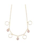 Collier en Argent doré & Cristal