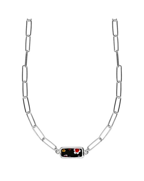 Collier en Argent & Verre de Murano