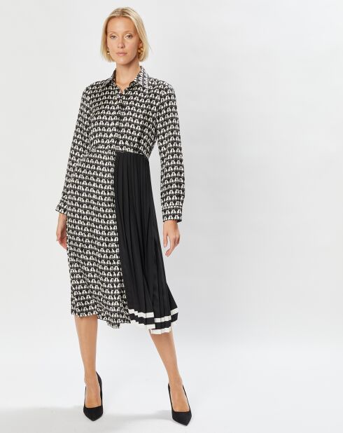 Robe 100% Soie Pevera noire