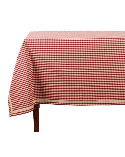 Mantel rojo a cuadros Mamie