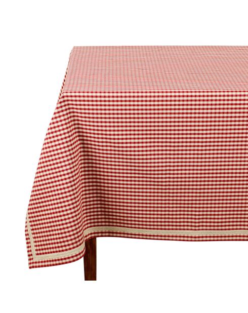 Mantel rojo a cuadros Mamie