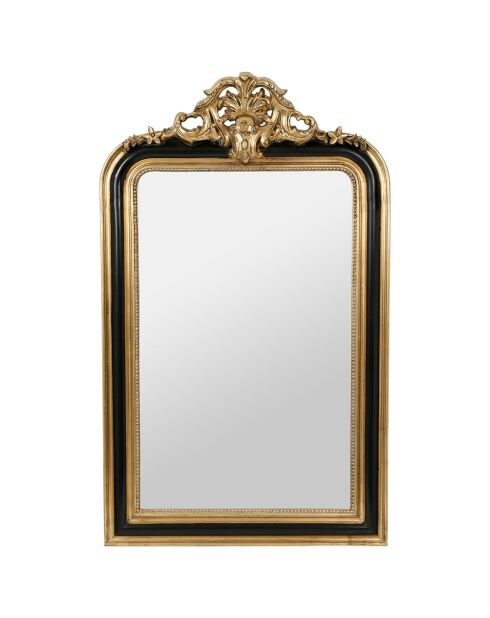 Miroir Féérie noir/doré - 12x144x87 cm