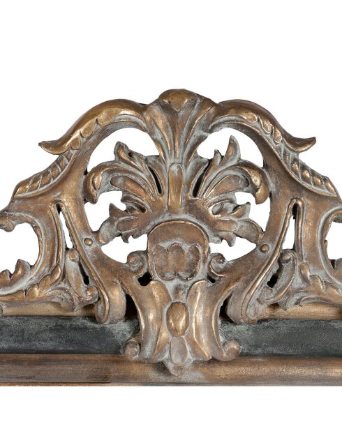 Miroir Féérie noir/doré - 12x144x87 cm