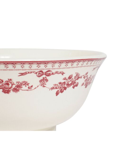 Saladier Faustine bordeaux - D.26x12 cm