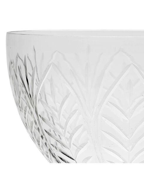Coupe sur pied Eoline transparents - D.20.5x16 cm