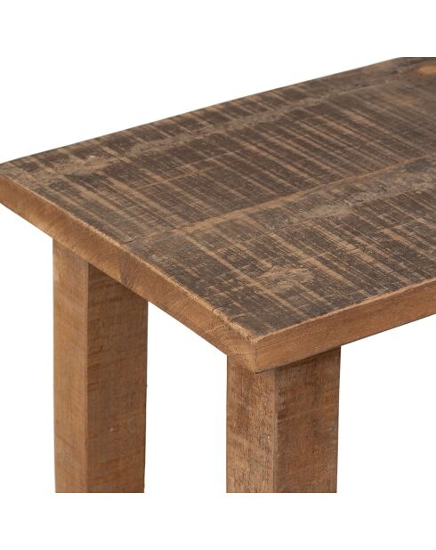 Tabouret en Manguier Campagne naturel - 60x30x50 cm