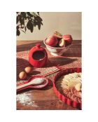 Compotier Damier rouge - D.20.5x10 cm