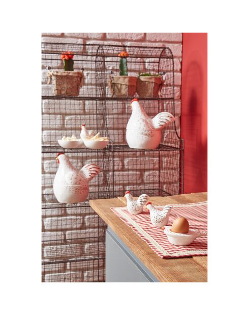 2 Sets de table Mamie Carreaux rouges - 35x50 cm