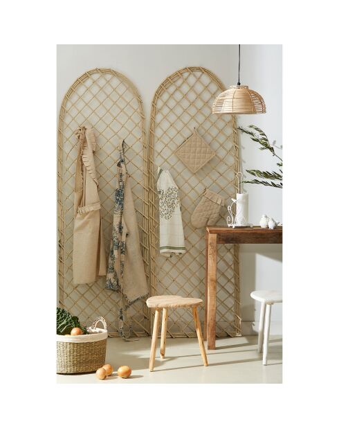 Set Gant et Manique Chambray naturel