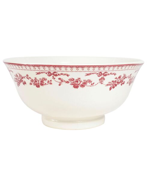Saladier Faustine bordeaux - D.26x12 cm