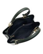 Sac à main en Cuir vert - 23.5x36x12 cm