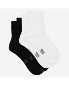 8 Paires de Chaussettes coton blanc/noir