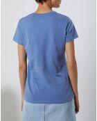 T-Shirt Tonal en Coton bleu