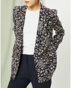 Veste Strenna imprimée bleu marine