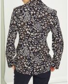 Veste Strenna imprimée bleu marine