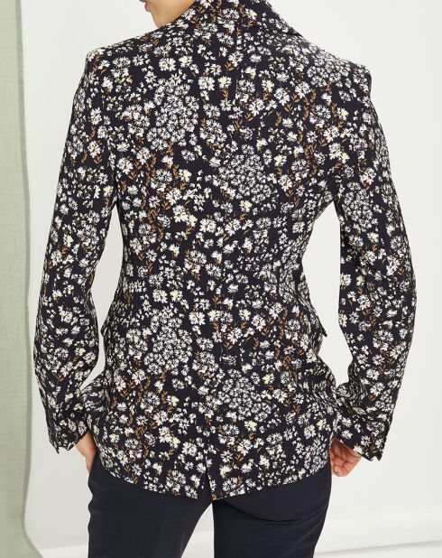 Veste Strenna imprimée bleu marine