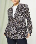 Veste Strenna imprimée bleu marine